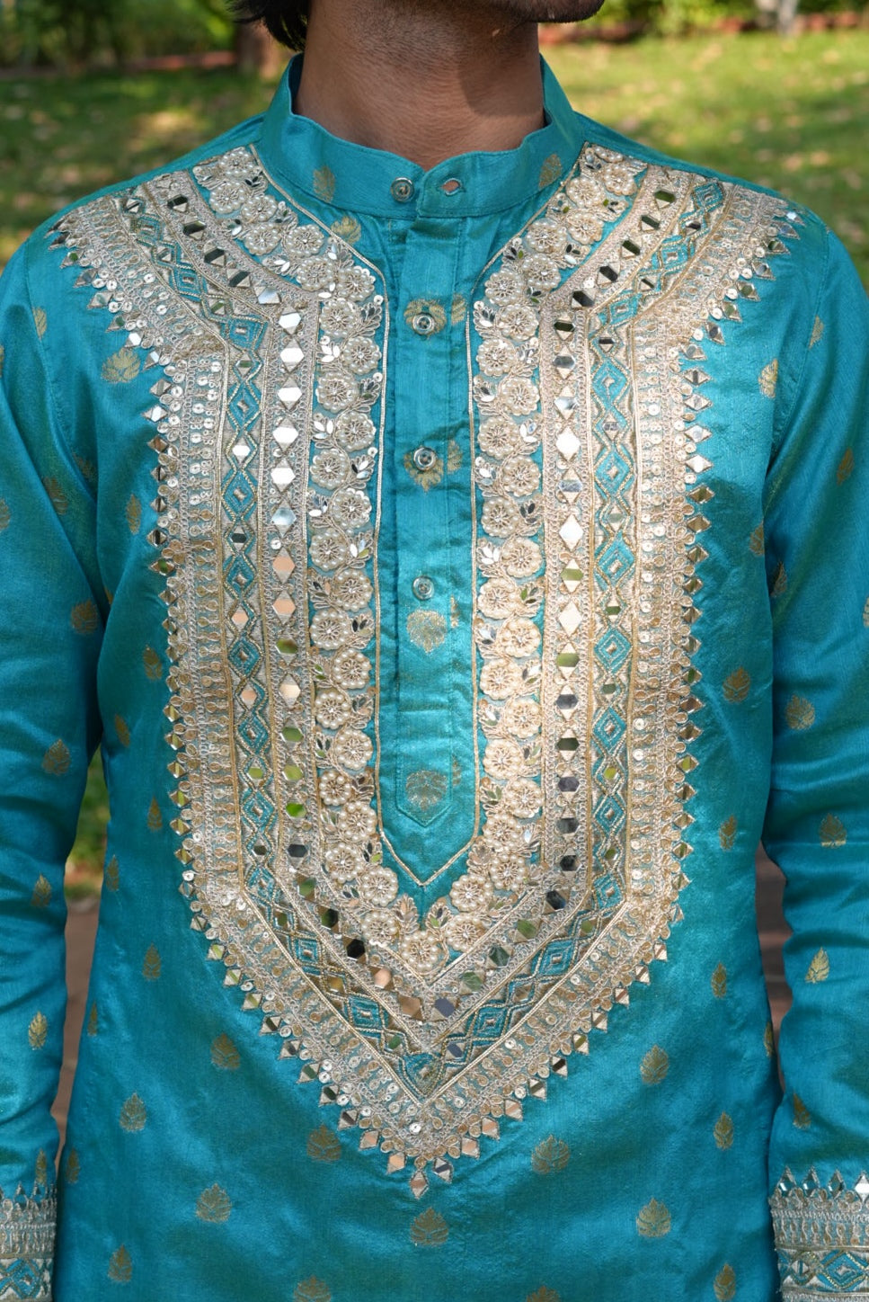 Gulshan-e-Turquoise Kurta