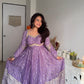Lavanya Lilac Anarkali Set