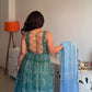 Neelaya Green Printed Anarkali Set