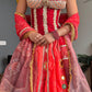 Blossom Bhandani Corset Lehanga with Dupatta