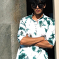 Green Rayon Batik Mirror Kurta