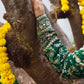Mens Jashn Floral Embroidered Silk Kurta