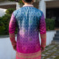 The Prussian Shaded Blue and Pink Kurta