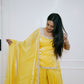 Mustard Mirror Sharara Kurta Set