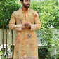 Yellow Kurta with Intricate Multi-Embroidery